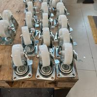 Ruote industriali girevoli e fisse con piastra