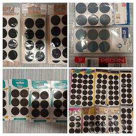 Lotto 270 feltrini per sedie e mobili 