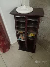 porta CD legno