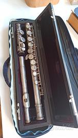 Flauto traverso con bocchino in argento TT10x