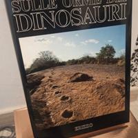 SULLE ORME DEI DINOSAURI Volume vintage anni 80