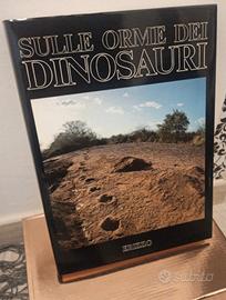 SULLE ORME DEI DINOSAURI Volume vintage anni 80