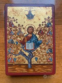 Icona Greca su foglia oro