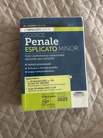 Libro Codice Penale Esplicato Minor