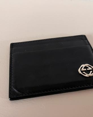 Porta carte Gucci | Originale | Pelle nera
