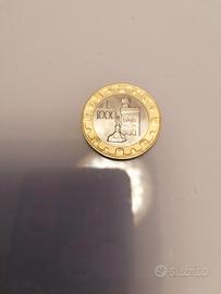 moneta 1000 lire Repubblica San Marino 