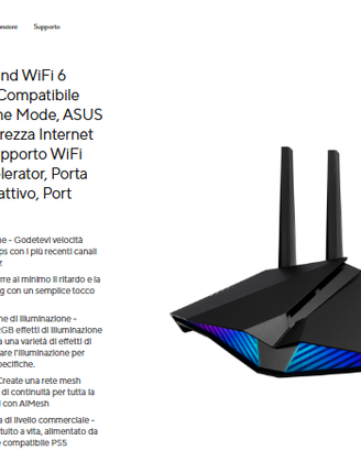 Router Fibra Asus RT-AX82U