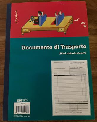Documenti di trasporto autoricalcanti