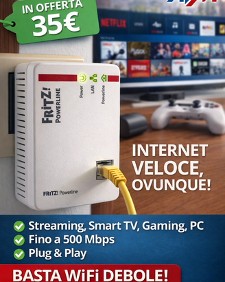 Powerline AVM FRITZ! Powerline 510E – Solo uno