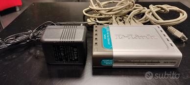 Switch d-link des 1005d+alimentatore e 5 cavi