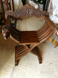 Sedia Savonarola anni 70