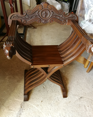 Sedia Savonarola anni 70