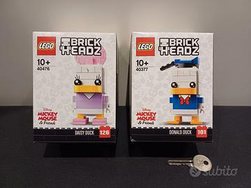 Lego Disney 40377 Paperino, 40476 Paperina, nuovi