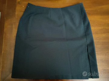 minigonna Sisley nera taglia slim 48 misure