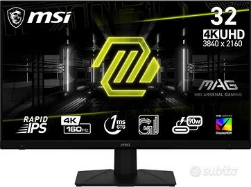 MSI MAG 322UPF Monitor Gaming 32" UHD 160Hz IPS