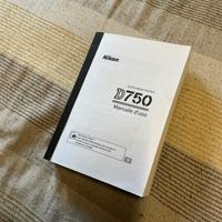 Nikon d750 manuale italiano rilegato