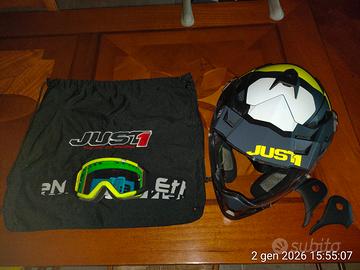 Casco moto adventure 