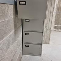 Classificatore 4 Cassetti 46x62x132 cm in Metallo