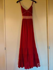 Vestito estivo lungo rosso