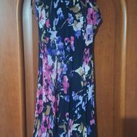 Vestito elegante floreale, taglia 44