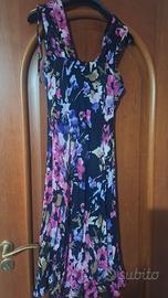 Vestito elegante floreale, taglia 44