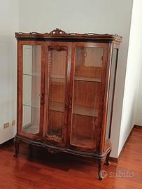CRISTALLIERA/VETRINETTA stile Chippendale