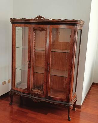 CRISTALLIERA/VETRINETTA stile Chippendale