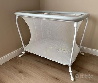 Box bimbo pieghevole con rete e corrimano