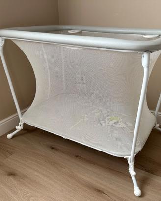 Box bimbo pieghevole con rete e corrimano