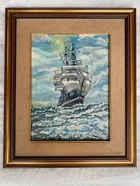 Quadro con veliero