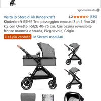 Passeggino trio kinderkraft