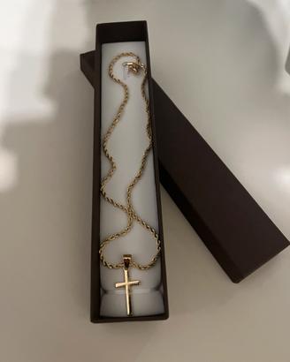 Collana con Croce – colore oro