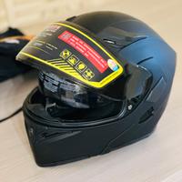 Casco integrale modulare black