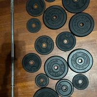 Dischi Ghisa Ø 0.35mm + Bilancere + Manubri