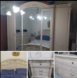 camera da letto stile impero 