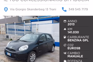 Nissan Micra 1.2 12V 5 porte GPL Eco Tekna