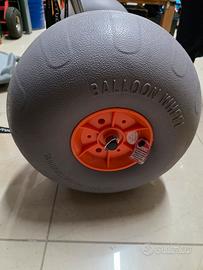 Carrello kayak ruote sabbia + Hobie compass loader