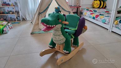 Dondolo coccodrillo bambini - LABEBE
