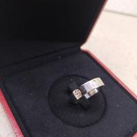 anello Cartier love oro bianco 18 kt 