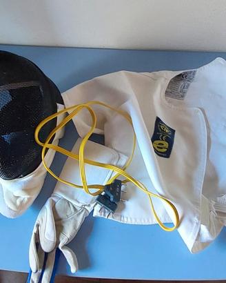 Borsa casco e abbigliamento scherma