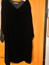 Vestito in velluto sartoriale