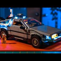 Lego DeLorean Ritorno al futuro + luci + musica