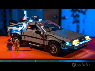 Lego DeLorean Ritorno al futuro + luci + musica