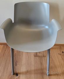 Sedia Kartell Piuma grigio 6 sedie arredo ufficio