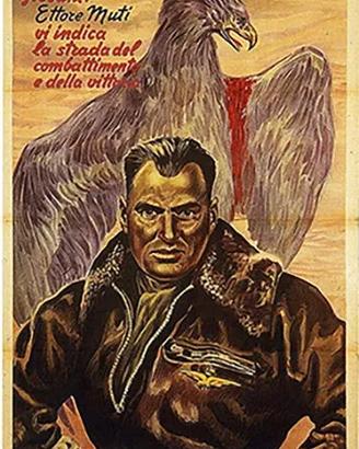 Ettore Muti Regia Aeronautica poster da collezione
