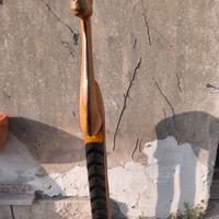 cammello portagiornali in legno dipinto 