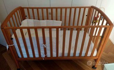 Culla in legno +  materasso Aerosleep