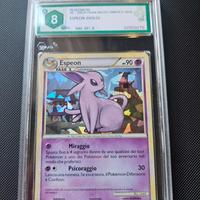 espeon holo cracked  graad 8 