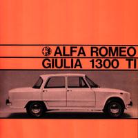 ALFA GIULIA 1300 TI 1968 LIBRETTO USO E MANUT.NE