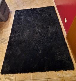 Tappeto SHAGGY nero pelo lungo
